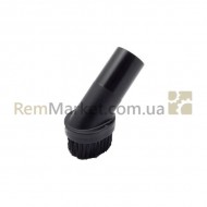 Насадка кругла з ворсом ZVCA20HB (A20100220.07) для пилососа в трубу D = 32mm Zelmer чорний