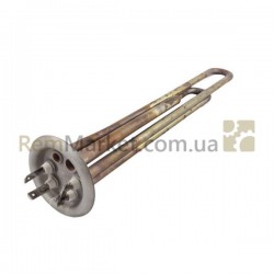 Тэн для бойлера под анод 2000W (медный) L=310mm фланец 64mm, 2 труб. под датчик, анод M4 Thermowatt Тэн для бойлера под анод 2000W (медный) L=310mm фланец 64mm, 2 труб. под датчик, анод M4 Thermowatt