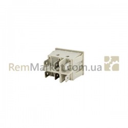 Выключатель (двойной_6C) для масл. обогрев. 16A 250V Delonghi Выключатель (двойной_6C) для масл. обогрев. 16A 250V Delonghi