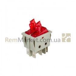 Выключатель (двойной_6C) для масл. обогрев. DRH-2415 16A 250V Delonghi Выключатель (двойной_6C) для масл. обогрев. DRH-2415 16A 250V Delonghi