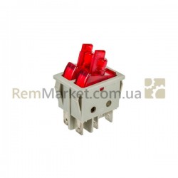 Выключатель (двойной_6C) для масл. обогрев. DRH-2415 16A 250V Delonghi Выключатель (двойной_6C) для масл. обогрев. DRH-2415 16A 250V Delonghi