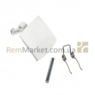 Ручка двери (люка) в сборе для стиральной машины Bosch белый (не оригинал)