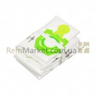 Набір мішків мікровол. (4 шт.без упаковки) SAFBAG + фільтр мотора ZVCA200B для пилососа Zelmer зелен