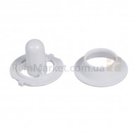 Насадка Кеббе для м'ясорубки D = осн. 60mm / вставка 54mm (з 2-ма виступ.) Saturn білий