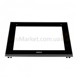 Стекло двери наружное (с креплением) для духовки 592x466mm Zanussi Стекло двери наружное (с креплением) для духовки 592x466mm Zanussi