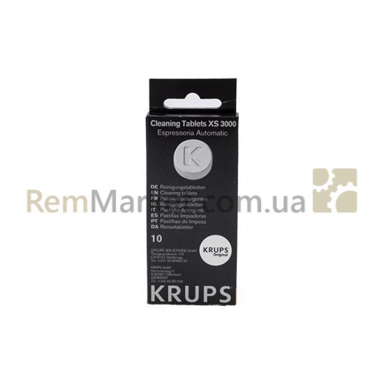 Таблетки для удаления кофейного жира кофемашин (10шт.) Krups фото товара