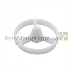 Шайба насадки для колбасы к мясорубке NR8 D=62mm (с пазом) 86.3103 Zelmer белый Шайба насадки для колбасы к мясорубке NR8 D=62mm (с пазом) 86.3103 Zelmer белый