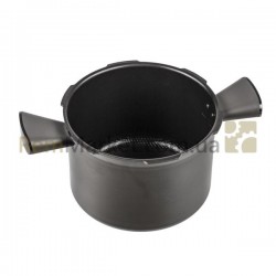 Чаша для мультиварки 6L + ручки (2шт.) D=243mm H=168mm Moulinex черный Чаша для мультиварки 6L + ручки (2шт.) D=243mm H=168mm Moulinex черный