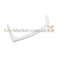 Ручка двери нижняя для холодильника Indesit белый (не оригинал)