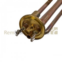 Тэн для бойлера под анод 1500W (медный) L=255mm фланец 48mm 1 трубка под датчик анод M5 Ariston Тэн для бойлера под анод 1500W (медный) L=255mm фланец 48mm 1 трубка под датчик анод M5 Ariston