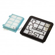 Набор фильтров FC8010/02 контейнера (HEPA+порол.) + выход. (HEPA) для пылесоса Philips