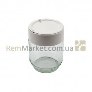 Баночка кругла D = 66mm H = 87mm Moulinex (з кришечкою датується.)