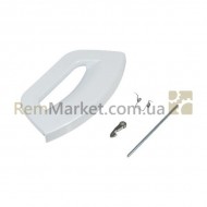 Ручка двері (люка) в зборі для пральної машини Ariston білий