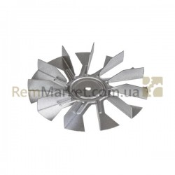 Крыльчатка вентилятора для духовки (метал.) D=126mm d отв.=6mm Zanussi Крыльчатка вентилятора для духовки (метал.) D=126mm d отв.=6mm Zanussi