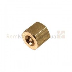 Гайка кріплення трубки капучинатора M20x21mm Dотв. = 10mm для кавомашини Saeco Гайка кріплення трубки капучинатора M20x21mm Dотв. = 10mm для кавомашини Saeco