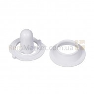 Насадка Кеббе для м'ясорубки D = осн. 60mm / вставка 54mm (з 2-ма виступ.) Liberty білий