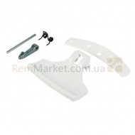 Ручка двері (люка) в зборі для пральної машини Zanussi білий