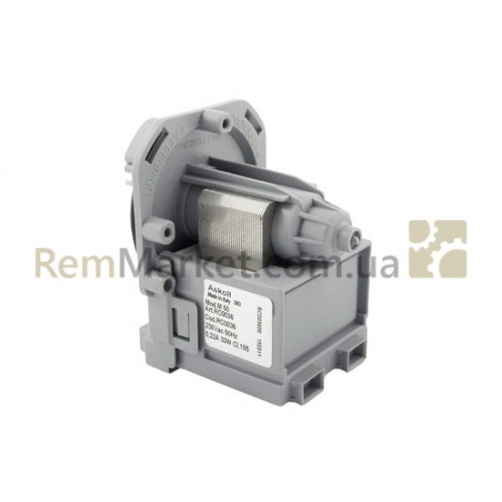 Помпа 30W M50 RC0036 (конт. Спар. Спереду, на 3 защ.) Askoll Indesit фото товару