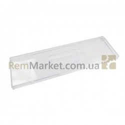 Панель ящика мороз. камеры (верхнего) 455x140mm Indesit прозрачный Панель ящика мороз. камеры (верхнего) 455x140mm Indesit прозрачный