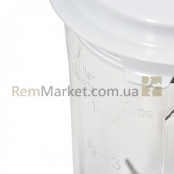 Чаша блендера в сборе 1000ml (акрил) MUZ4MX2 для кух. комб. Bosch белый (аксессуар) Чаша блендера в сборе 1000ml (акрил) MUZ4MX2 для кух. комб. Bosch белый (аксессуар)