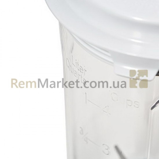 Чаша блендера в зборі 1000ml (акрил) MUZ4MX2 для кух. комб. Bosch білий (аксесуар) фото товару