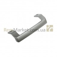 Ручка двері верхня / нижня для холодильника Beko сірий