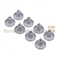 Комплект коліс (8шт.) Нижн. ящика для посуд. машини Electrolux