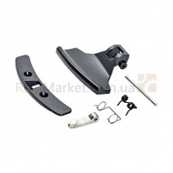 Ручка двері (люка) в зборі для пральної машини Electrolux чорний