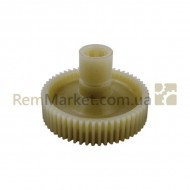 Шестерня з валом для м'ясорубки D = 26 (20внутр.) / 87, H = 36/21 (57), Z = 8внутр. / 57 Белвар