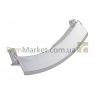 Ручка двері (люка) для пральної машини Bosch (не оригінал) сріблястий