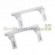 Комплект ручек двери (2 шт. верхняя/нижняя) для холодильника L=155mm Liebherr