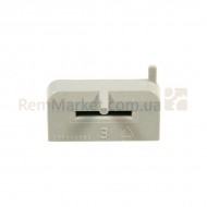 Декоративна кнопка "мережу" для верт. стир. машини Electrolux сріблястий