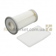 Набор фильтров HEPA12 цилиндр. + выход. ZVCA235S (AVC1400200.00) для пылесоса Zelmer (аксессуар)