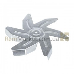 Крильчатка вентилятора для духовки (метал.) D = 180mm d відп. = 6mm Electrolux Крильчатка вентилятора для духовки (метал.) D = 180mm d відп. = 6mm Electrolux