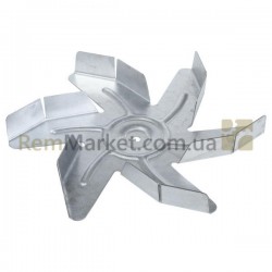 Крильчатка вентилятора для духовки (метал.) D = 180mm d відп. = 6mm Electrolux Крильчатка вентилятора для духовки (метал.) D = 180mm d відп. = 6mm Electrolux