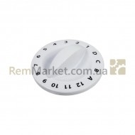 Ручка переключения программ для стир. машины Ariston белый