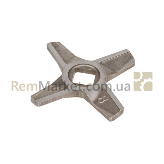 Ніж для мясорубки D = 55.5mm s = 5mm Відп. = 10x10mm NR8 (2-х стор.) ZMMA028X (A863109.00) Zelmer фото товару