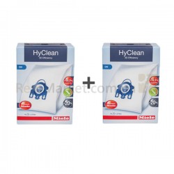 Набір мішків мікровол. (8 шт.) HyClean 3D GN + фільтр мотора і вихідний (по 2 шт.) Для пилососячи. Miele Набір мішків мікровол. (8 шт.) HyClean 3D GN + фільтр мотора і вихідний (по 2 шт.) Для пилососячи. Miele