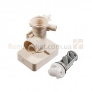 Равлик (корпус) насоса з фільтром для стир. машини D = ??? mm Electrolux