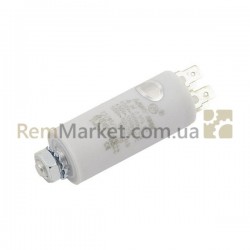 Пусковой конденсатор для стир. машины 4uF 450V 30x60mm (4 клемы) Пусковой конденсатор для стир. машины 4uF 450V 30x60mm (4 клемы)