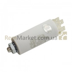 Пусковой конденсатор для стир. машины 2uF 450V ???x???mm (4 клемы) Пусковой конденсатор для стир. машины 2uF 450V ???x???mm (4 клемы)