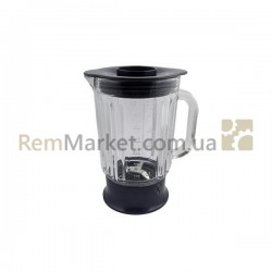 Чаша блендера в зборі 1200ml (скло) для кух. комб. Kenwood сірий (аксесуар) Чаша блендера в зборі 1200ml (скло) для кух. комб. Kenwood сірий (аксесуар)