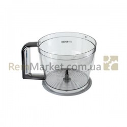 Чаша измельчителя 1250ml с ручкой для блендера Bosch черный Чаша измельчителя 1250ml с ручкой для блендера Bosch черный