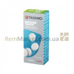 Средство для удаления накипи TCZ6004 (4уп.x18г) для кофемашины TASSIMO Bosch Средство для удаления накипи TCZ6004 (4уп.x18г) для кофемашины TASSIMO Bosch