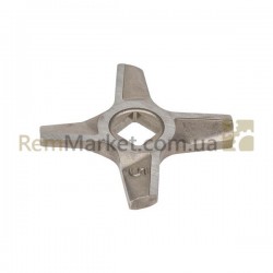 Ніж для м'ясорубки D = 47mm s = 5mm Відп. = 9x9mm NR5 (2-х стор.) ZMMA025X (A861009) Zelmer Ніж для м'ясорубки D = 47mm s = 5mm Відп. = 9x9mm NR5 (2-х стор.) ZMMA025X (A861009) Zelmer