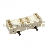 Переключатель мощн. конфорок спаренный для электроплиты 41.42723.003 (6 поз.) Zanussi