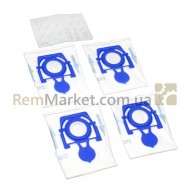 Набір мішків мікровол. (4 шт.) ZMB02K WORWO для пилососа Zelmer синій