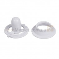 Насадка Кеббе для м'ясорубки D = осн. 60mm / вставка 54mm (з 2-ма виступ.) Aurora білий