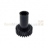 Шестерня з валом для м'ясорубки D = 30 (24внутр.) / 60, H = 58/20 (79), Z = 8внутр. / 24 Braun (не оригінал)