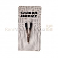 Щетки двигателя (2 шт.) для пылесоса, кругл. стержень (без корпуса, без контакт.) D6x19/20